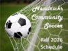 Fall 2026 Schedule